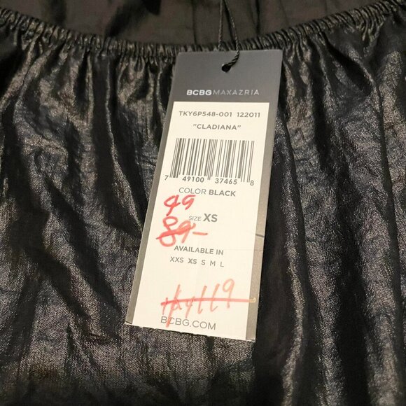 BCBG Maxazria Cladiana Dress Womens XS Black - Picture 4 of 16